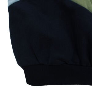 Erkek Çocuk Mavi Yeşil Mantar Desenli 2'li Takım