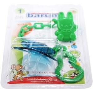 Barum Damaklı Klipsli Yeşil Askılı Emzik