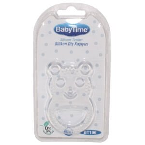 BabyTime Ayıcıklı Slikon Diş Kaşıyıcı