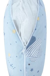 Erkek Bebek Mavi Yıldız Bulut Desenli Emzirme Minderi