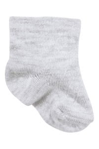 Erkek Bebek Bej Beyaz Gri 3'lü Çorap Set 0-6 Ay