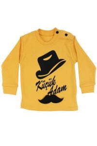 Küçük Adam Sarı Siyah 2 li Erkek Bebek Takım