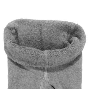 Unisex Gri Çift Katlı Havlu Külotlu Çorap