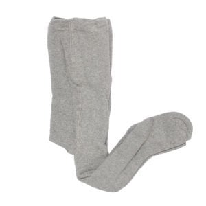 Unisex Gri Çift Katlı Havlu Külotlu Çorap