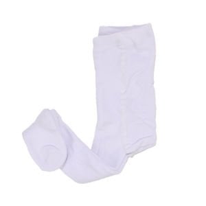 Unisex Beyaz Çift Katlı Havlu Külotlu Çorap