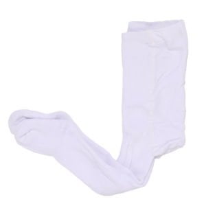 Unisex Beyaz Çift Katlı Havlu Külotlu Çorap