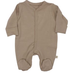 Unisex Bej Tulumlu Battaniyeli 7 Parça Hastane Çıkış Seti