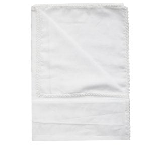 Beyaz Biyeli Yüz Örtüsü