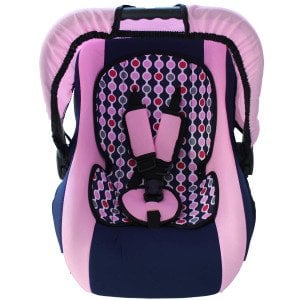 Pembe Lacivert Puan Desenli Puset