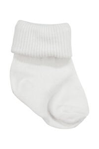Erkek Bebek Beyaz Laci Mavi Yeşil 5'li Çorap Set 0-6 Ay