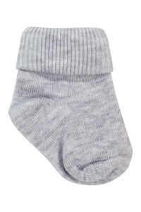 Erkek Bebek Mavi Beyaz Sarı Gri 5'li Çorap Set 0-6 Ay