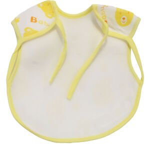 Unisex Sarı Baby Ayı Garson Bağlamalı Su Geçirmez Önlük