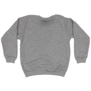 Kız Çocuk Gri Unicorn Desenli Tek Üst Sweat