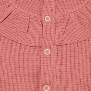 Kız Bebek Pembe Fırfırlı Hırkalı Badili 3 Lü Takım