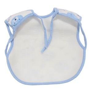 Unisex Mavi Baby Ayı Garson Bağlamalı Su Geçirmez Önlük
