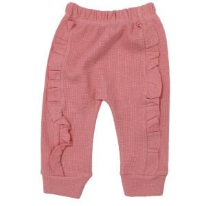 Kız Bebek Pembe Fırfırlı Hırkalı Badili 3 Lü Takım