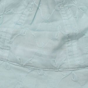 Kız Çocuk Mavi Fiyonk Desenli Fötr Şapka 4-8 Yaş