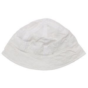 Kız Çocuk Beyaz Fiyonk Desenli Fötr Şapka 4-8 Yaş