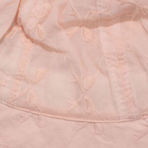 Kız Çocuk Pudra Fiyonk Desenli Fötr Şapka 4-8 Yaş