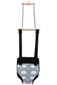 Unisex Gri Bulut Desenli Hoppala Salıncak