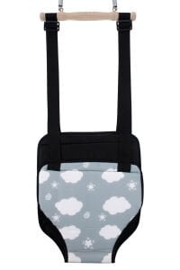 Unisex Gri Bulut Desenli Hoppala Salıncak