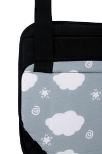 Unisex Gri Bulut Desenli Hoppala Salıncak