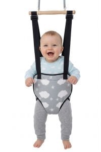 Unisex Gri Bulut Desenli Hoppala Salıncak