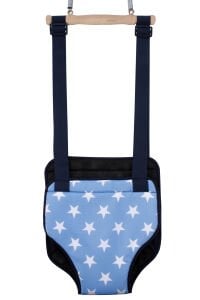 Unisex Mavi Yıldız Desenli Hoppala Salıncak