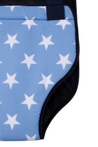 Unisex Mavi Yıldız Desenli Hoppala Salıncak