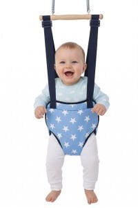 Unisex Mavi Yıldız Desenli Hoppala Salıncak