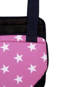 Unisex Pembe Yıldız Desenli Hoppala Salıncak