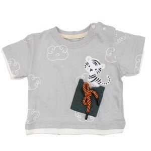 Erkek Çocuk Gri Yeşil Kaplanlı 2'li Takım