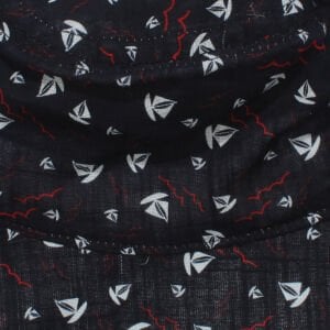 Erkek Çocuk laci Yelken Baskılı Fötr Şapka 4-8 Yaş