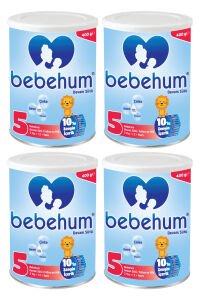 Bebehum Teneke 5 Devam Sütü 400 gr 2 Yaş+ x4 Adet