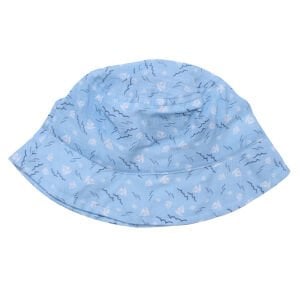 Erkek Çocuk Mavi Yelken Baskılı Fötr Şapka 4-8 Yaş