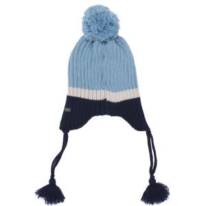 Erkek Çocuk Laci Mavi  Ponponlu Triko Bere 1-4 Yaş