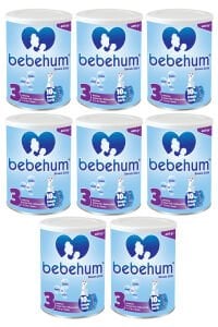 Bebehum Teneke 3 Devam Sütü 400 gr 9-12 Ay x8 Adet