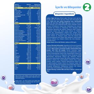 Bebehum Teneke 2 Devam Sütü 400 gr 6-9 Ay x2 Adet