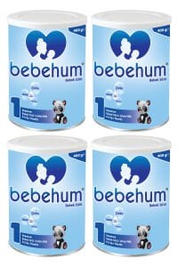 Bebehum Teneke 1 Bebek Sütü 400 gr 0-6 Ay x4 Adet