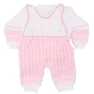 Fil Desenli Triko 3 lü Kız Bebek Takım