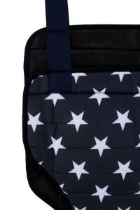 Siyah Beyaz Yıldız Desenli Hoppala Salıncak