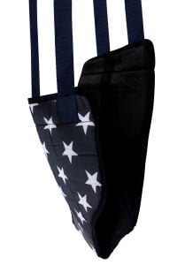 Siyah Beyaz Yıldız Desenli Hoppala Salıncak