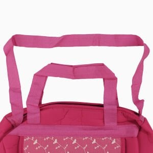 Unisex Fuşya Dantelli Bakım Çanta