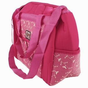 Unisex Fuşya Dantelli Bakım Çanta