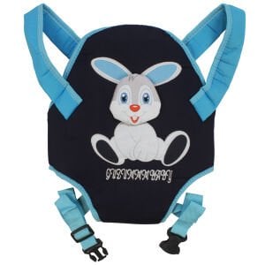 Unisex Lacivert Turkuaz 4'lü Tavşan Taşıma Çanta Seti