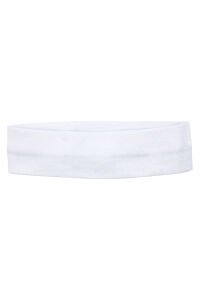 Unisex Bebek Beyaz Bandana 0-12 Ay