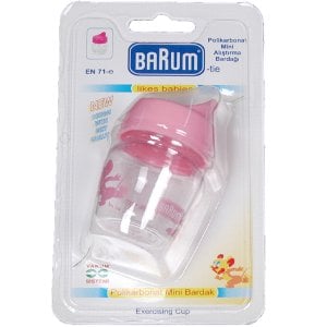 Barum Polikarbonat Mini Alıştırma Bardağı Pembe
