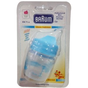 Barum Polikarbonat Mini Alıştırma Bardağı Mavi