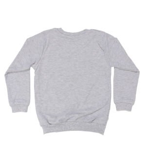 Erkek Çocuk Gri Never Kulaklık Baskılı Tek Üst Sweat