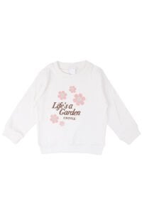 Kız Çocuk Pembe Welsoft Hırkalı Ekru Badili Üçlü Lüks Takım